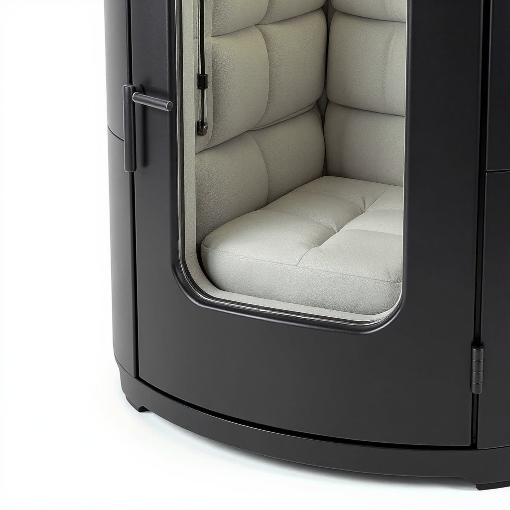 Soft Shell Portable Hyperbaric Chamber – 85 x 70 x 60 cm, Black, Ergonomic view 2
