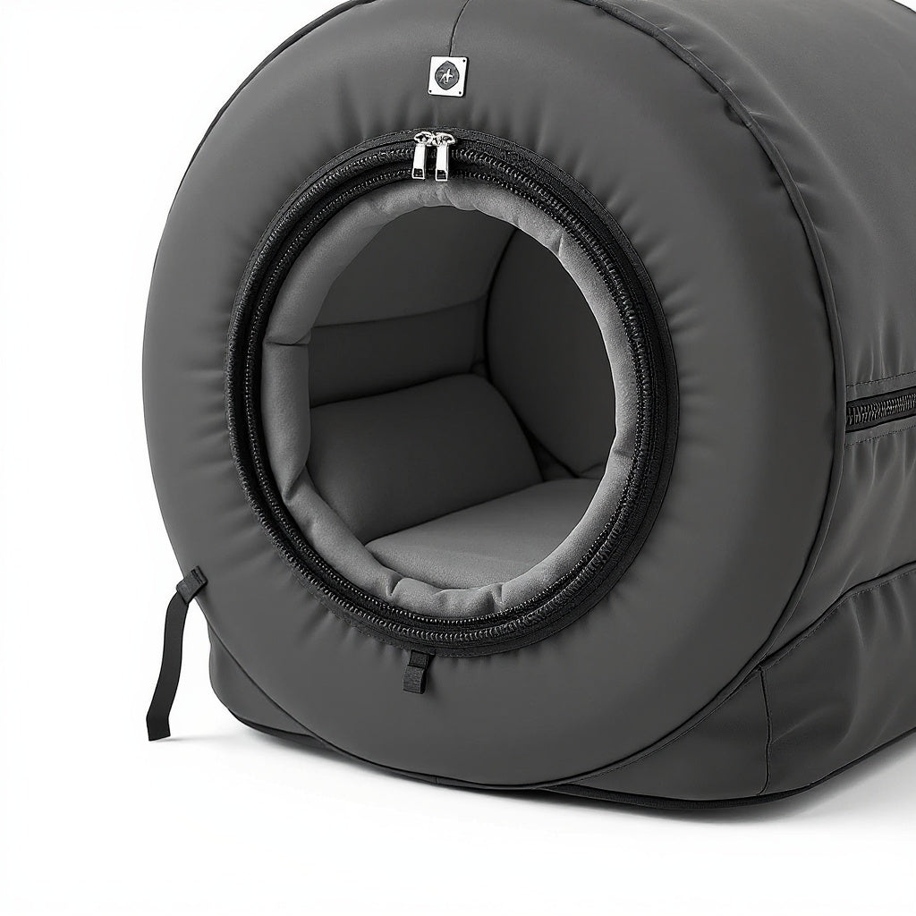 Soft Fabric Hyperbaric Chamber – 72 x 30 x 30 in, Modern, Compact view 2