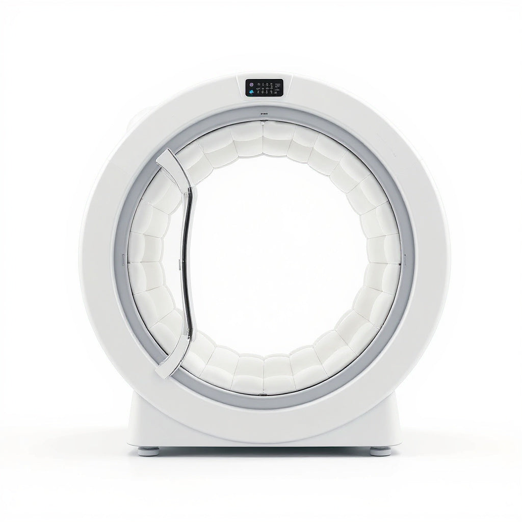 High-Strength PVC Portable Hyperbaric Chamber – 84 x 66 x 72 inches, White, Modern view 2