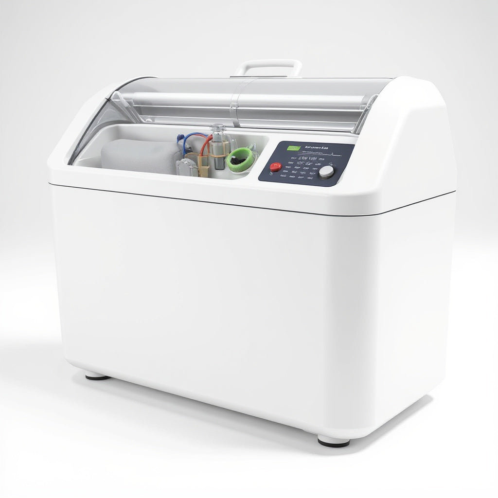 Medical-Grade Plastic Hyperbaric Oxygen Therapy System – Portable, 30in L x 18in W, White view 2