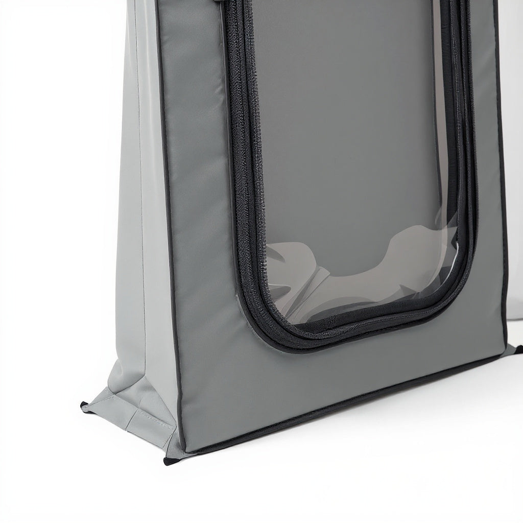 Nylon Portable Hyperbaric Chamber – 30 x 20 x 24 in, Gray, Modern view 2