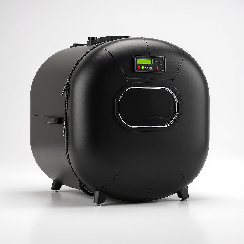 Medical-Grade PVC Portable Hyperbaric Chamber – 72 x 28 x 30 in, Black, Compact Design view 2