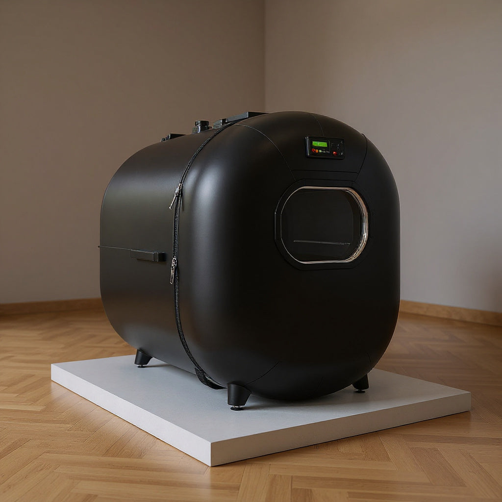 Medical-Grade PVC Portable Hyperbaric Chamber – 72 x 28 x 30 in, Black, Compact Design view 5