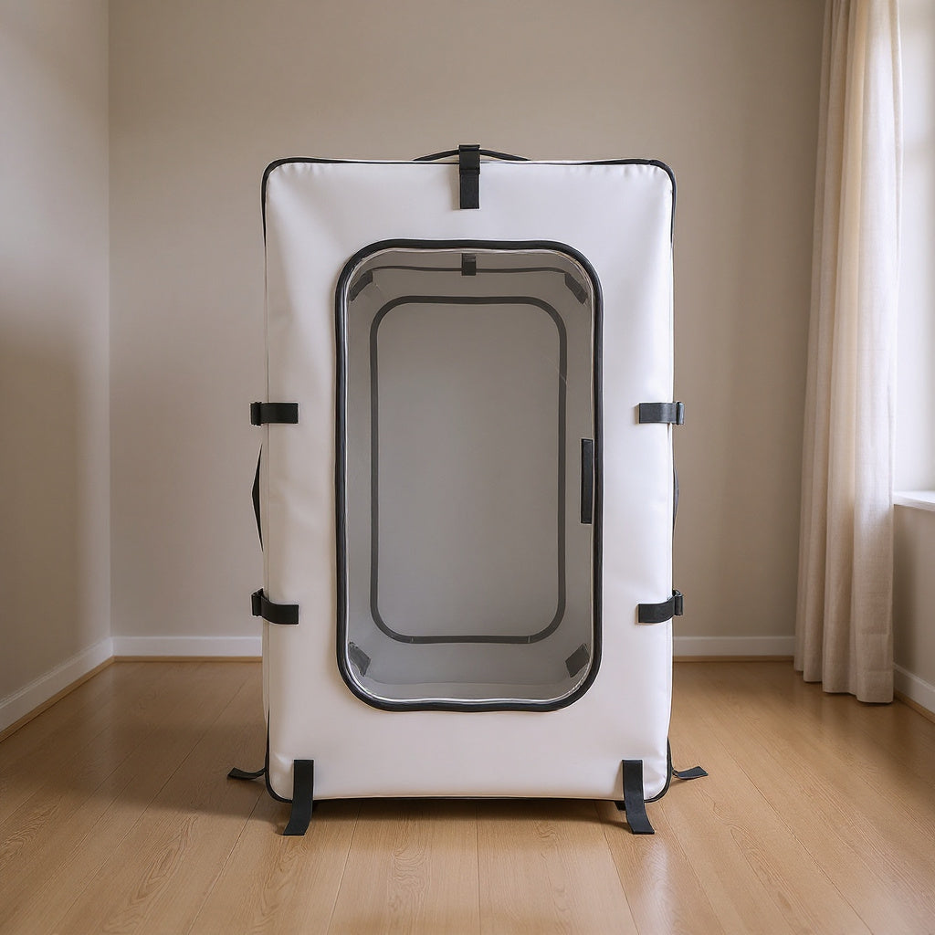 Medical-Grade PVC Portable Hyperbaric Chamber – 72 x 32 x 32 in, Nylon, Compact view 5