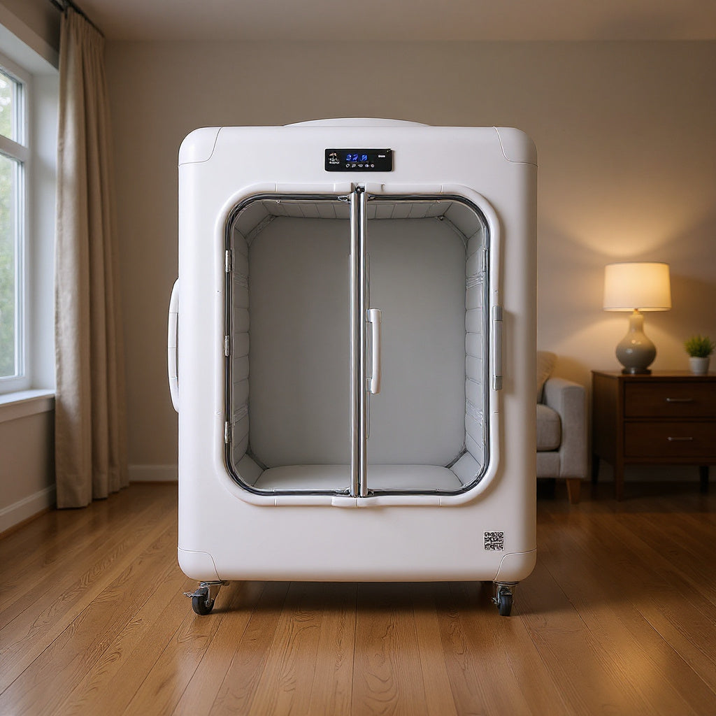 Medical-Grade Portable Hyperbaric Oxygen Chamber – 80 x 70 x 50 in, Compact, Modern view 5