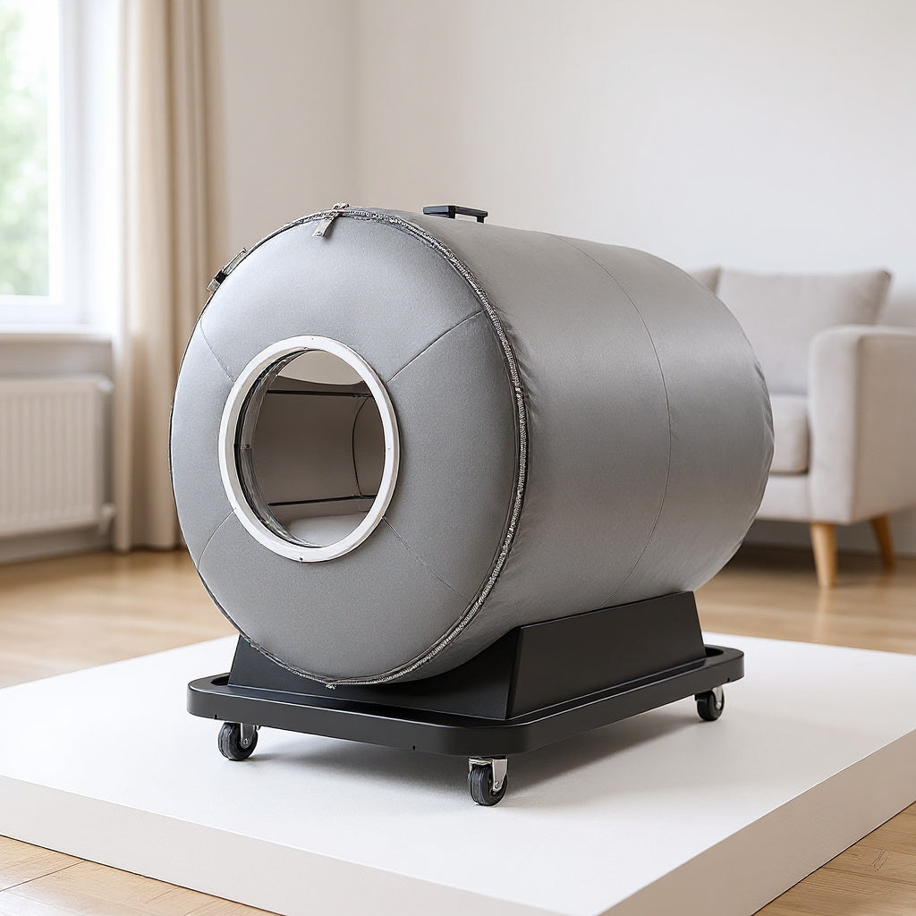 Nylon Portable Hyperbaric Chamber – 30 x 30 x 80 Inches, Gray, Compact view 5