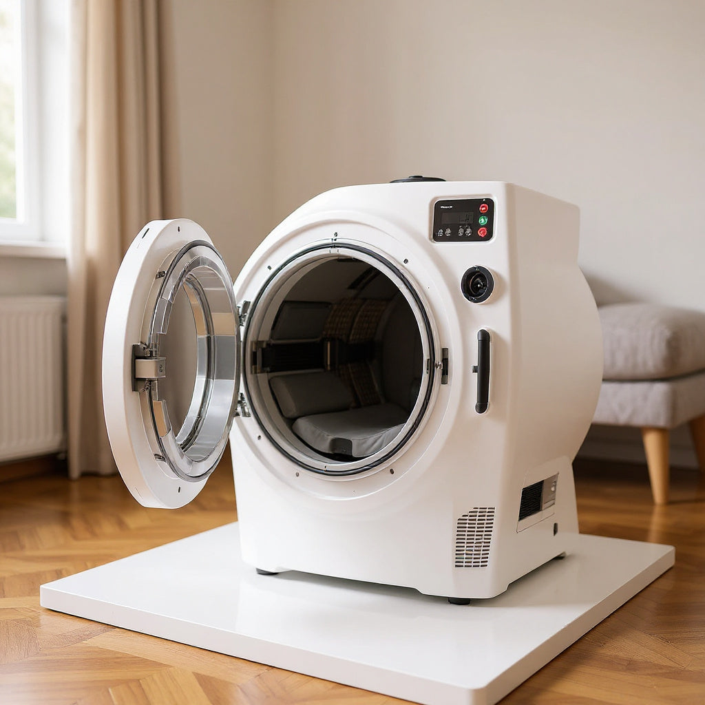 Plastic Hyperbaric Chamber – 36 x 28 x 28 in, White, Modern view 5