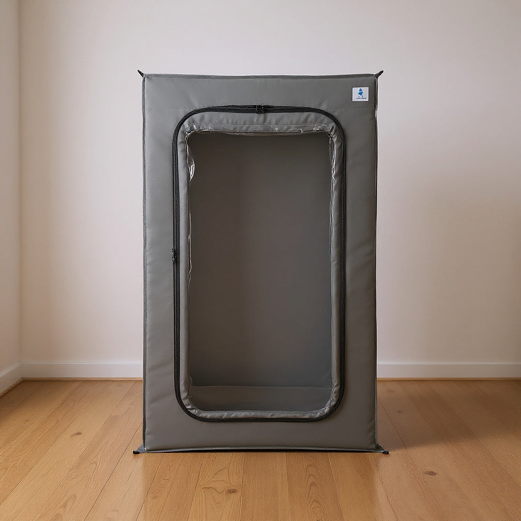 Nylon Portable Hyperbaric Chamber – 30 x 20 x 24 in, Gray, Modern view 5