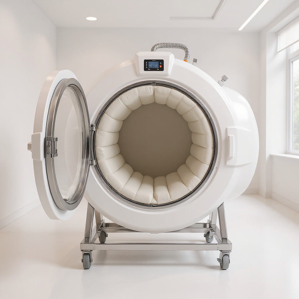 Medical-Grade Hyperbaric Chamber – Portable Design, 72" Length, White view 5