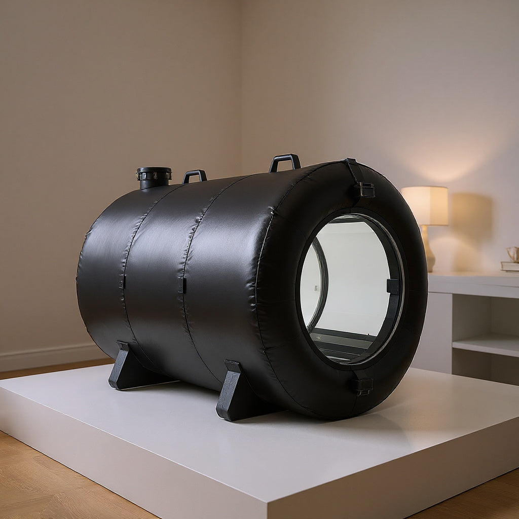 Nylon Hyperbaric Chamber – 36 x 36 x 80 in, Black, Portable view 5