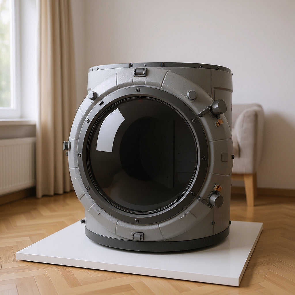 Durable Nylon Hyperbaric Chamber – Compact Size, 28 x 28 x 48 Inches, Gray view 5
