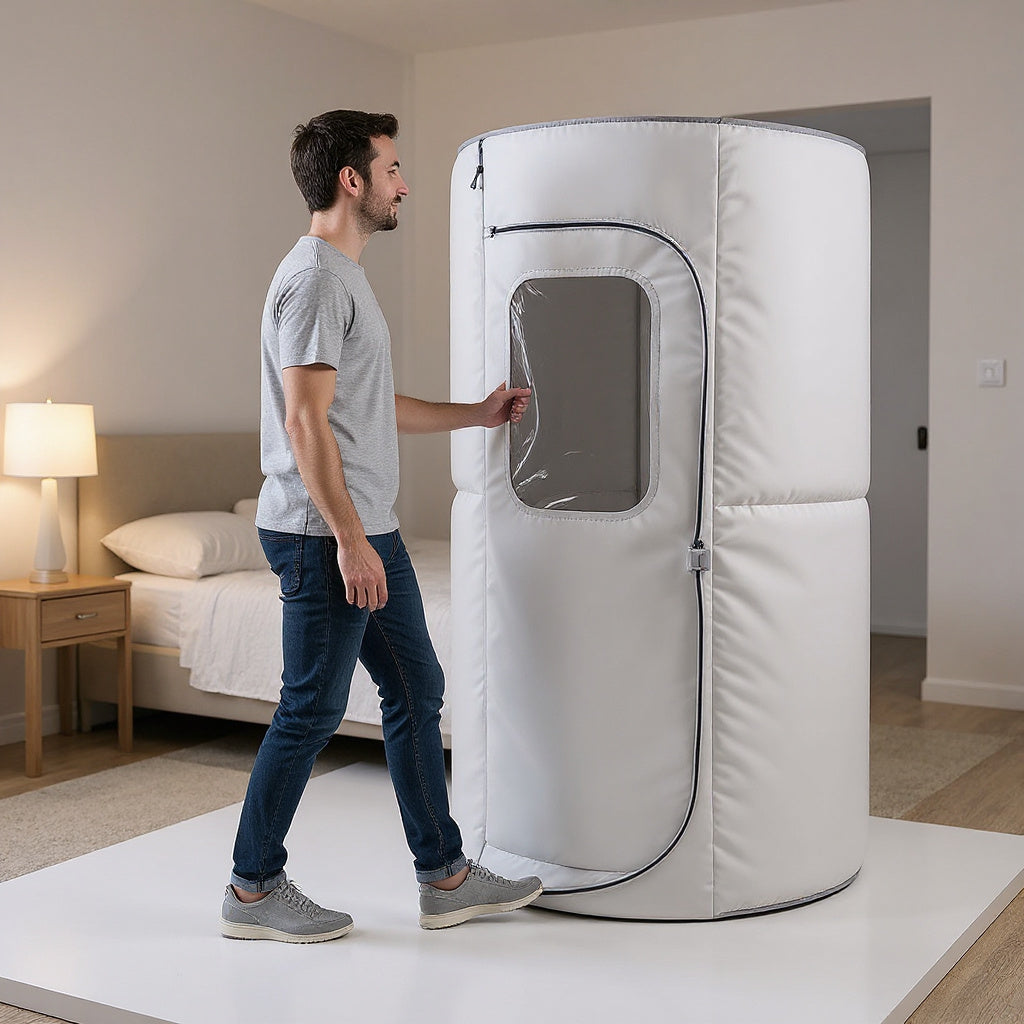 Soft Fabric Portable Hyperbaric Chamber – 28 x 28 x 78 in, Compact, Lightweight view 6