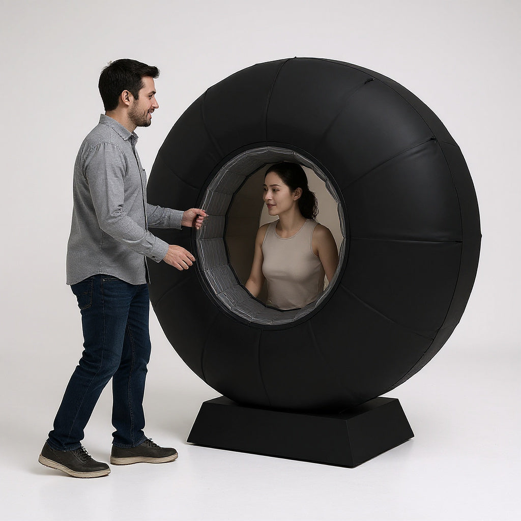 Soft Fabric Portable Hyperbaric Chamber – 32 x 32 x 76 in, Lightweight, Compact Design view 6