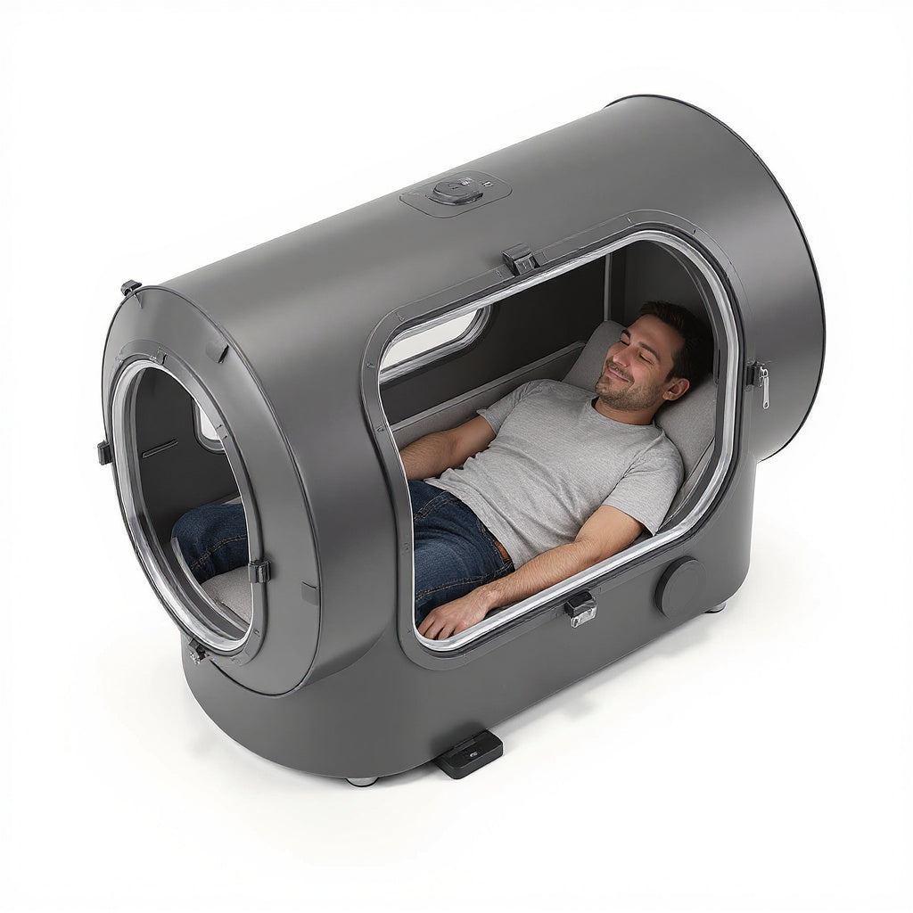 Medical-Grade PVC Hyperbaric Oxygen Therapy Chamber - 72 x 36 x 36 Inches, Portable, Compact view 6
