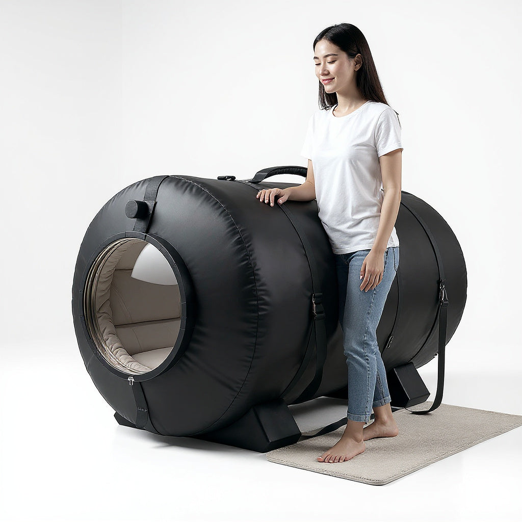 High-Strength Nylon Portable Hyperbaric Chamber – 30 x 30 x 78 in, Modern, Professional view 6