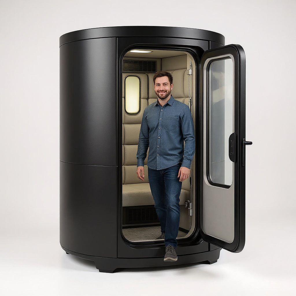 Soft Shell Portable Hyperbaric Chamber – 85 x 70 x 60 cm, Black, Ergonomic view 6