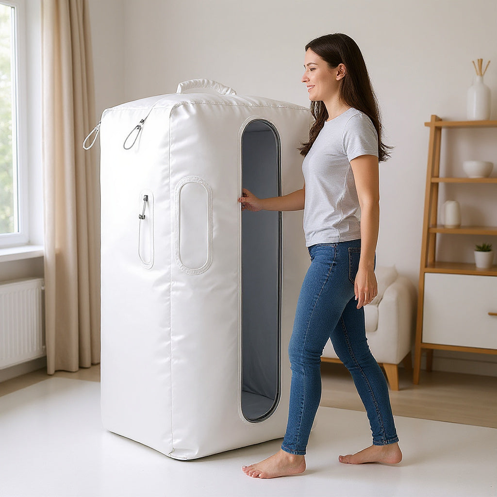 Nylon Portable Hyperbaric Oxygen Chamber – 33 x 23 x 17 in, PVC, Modern view 6