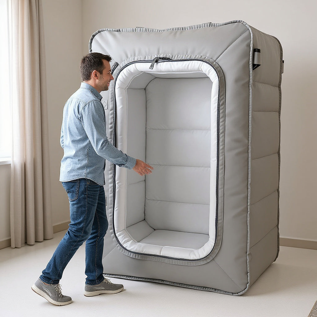 Nylon Portable Hyperbaric Oxygen Chamber – 72 x 36 x 36 in, Compact, Modern view 6