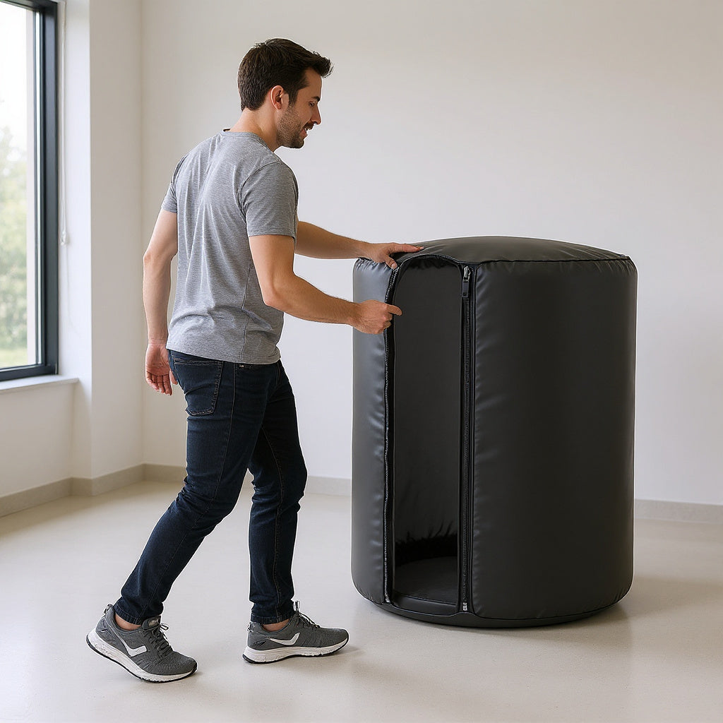 Nylon Portable Recovery Pod – 78 x 58 x 40 in, PVC, Compact view 6