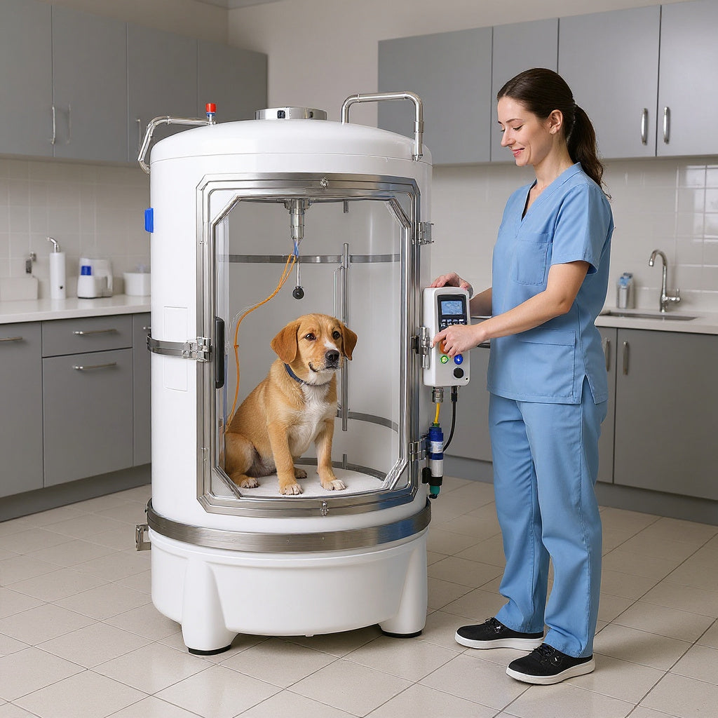 Durable Plastic and Metal Portable Hyperbaric Oxygen Therapy System – Compact, Professional view 6