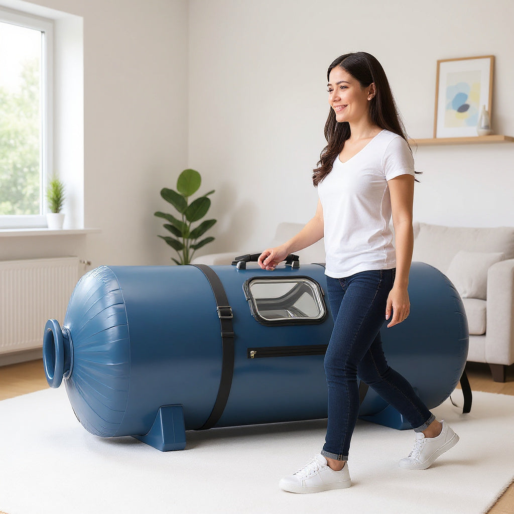 Nylon Portable Hyperbaric Oxygen Chamber – 30 x 30 x 80 in, PVC Finish, Compact Style view 6