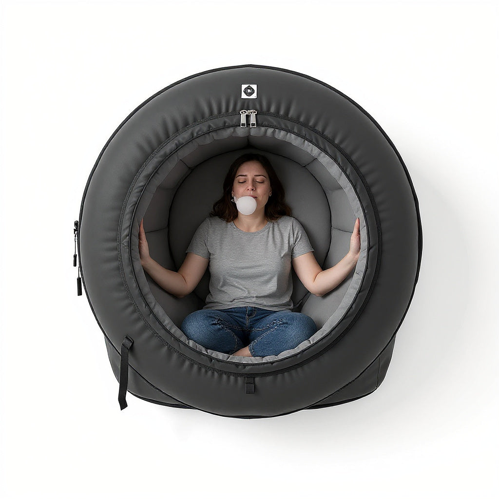 Soft Fabric Hyperbaric Chamber – 72 x 30 x 30 in, Modern, Compact view 6