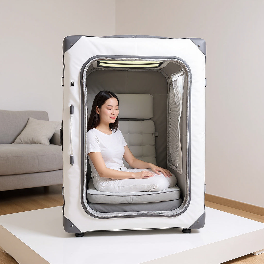 High-Strength Nylon Hyperbaric Oxygen Chamber – 71 x 86 x 122 cm, Compact, Portable view 6