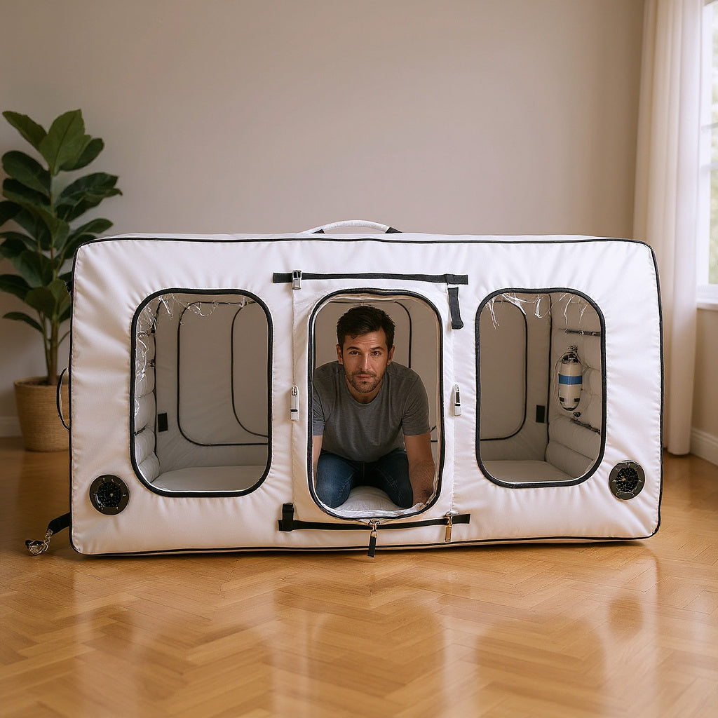 Nylon Portable Hyperbaric Chamber – 72 x 36 x 36 in, Lightweight, Modern view 6