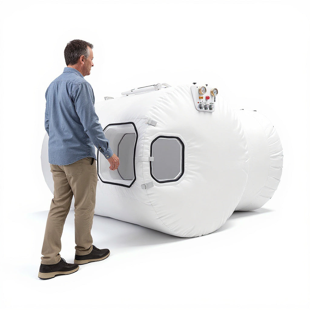 Durable Fabric Portable Hyperbaric Chamber – 78 x 32 x 32 in, Compact, Modern view 6