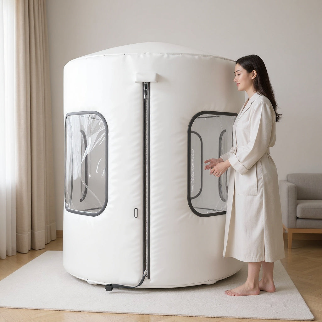 Nylon Portable Hyperbaric Oxygen Chamber – 72 x 28 x 28 in, Compact, Modern view 7