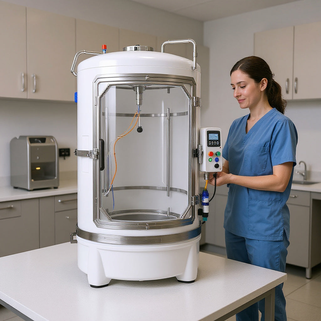 Durable Plastic and Metal Portable Hyperbaric Oxygen Therapy System – Compact, Professional view 7