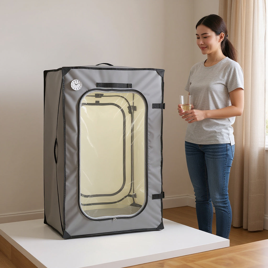 Nylon Hyperbaric Oxygen Chamber – 72 x 30 x 36 in, Medical-Grade PVC view 7