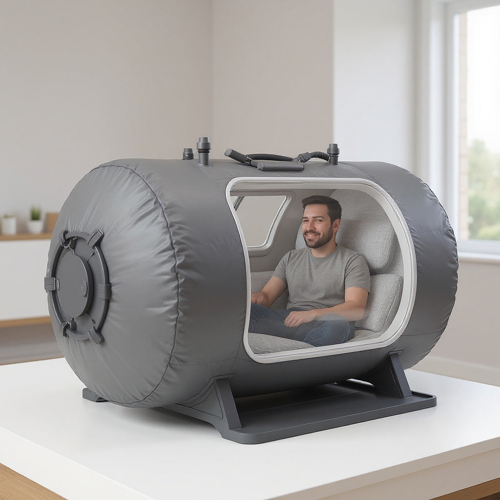 Durable Synthetic Fabric Portable Hyperbaric Chamber – 72 x 28 x 28 in, Modern, Sleek view 7