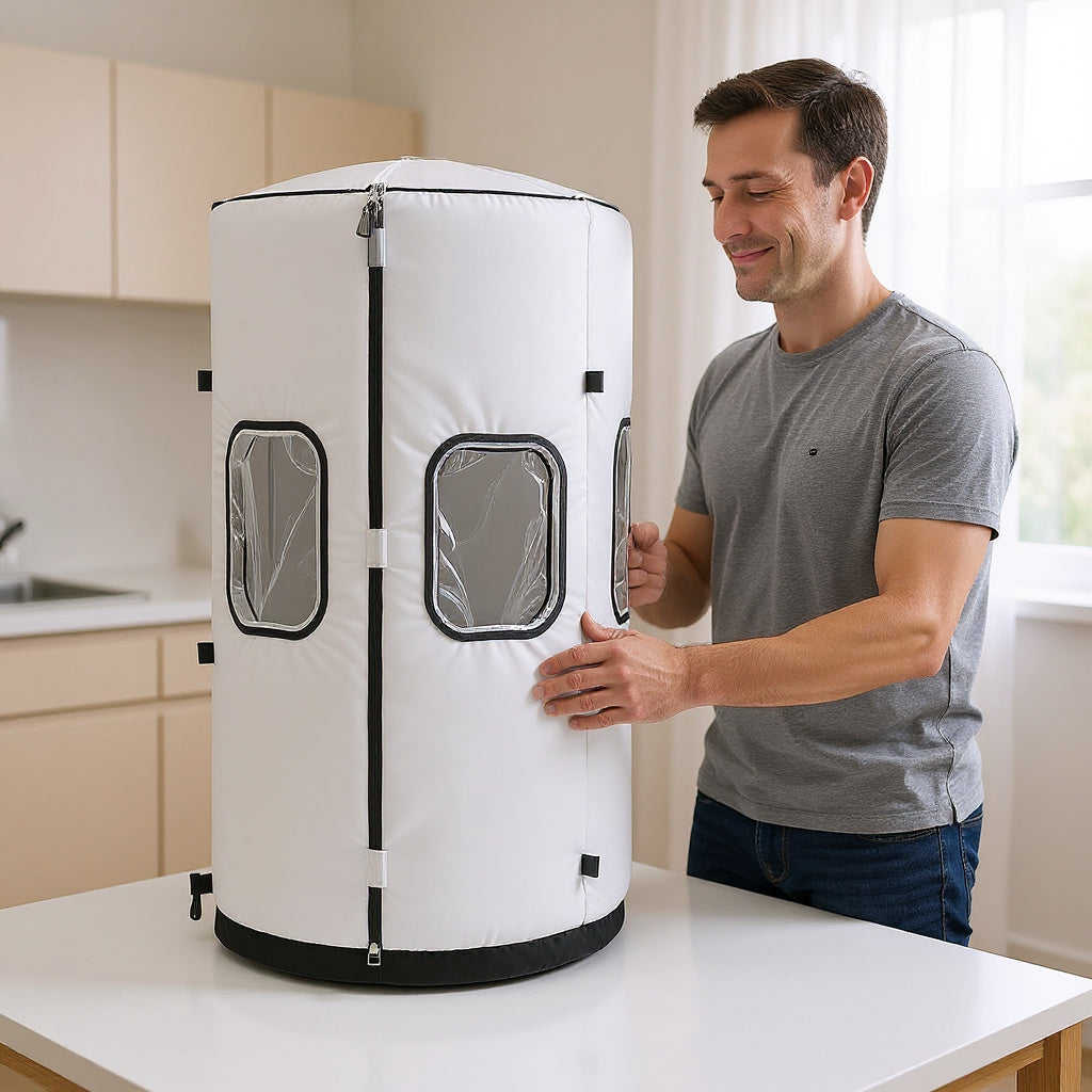 Soft Portable Hyperbaric Chamber – 30 x 65 x 95 Inches, Lightweight, Modern view 7