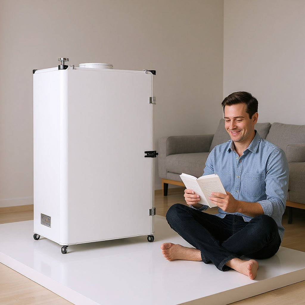 Plastic Portable Hyperbaric Chamber – 30 x 24 x 36 in, Matte Finish, Minimalist view 7
