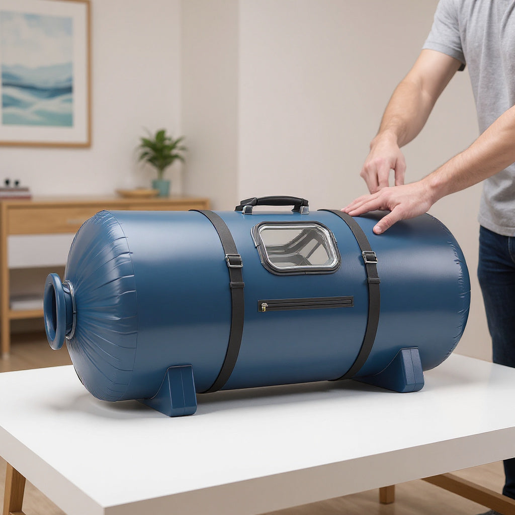 Nylon Portable Hyperbaric Oxygen Chamber – 30 x 30 x 80 in, PVC Finish, Compact Style view 7