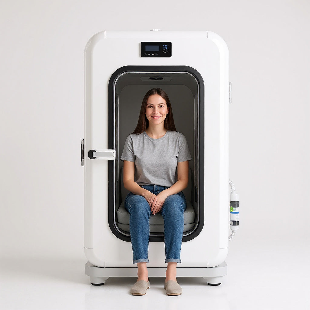 Medical-Grade PVC Portable Hyperbaric Chamber – 85 x 75 x 80 cm, Modern, Compact view 7