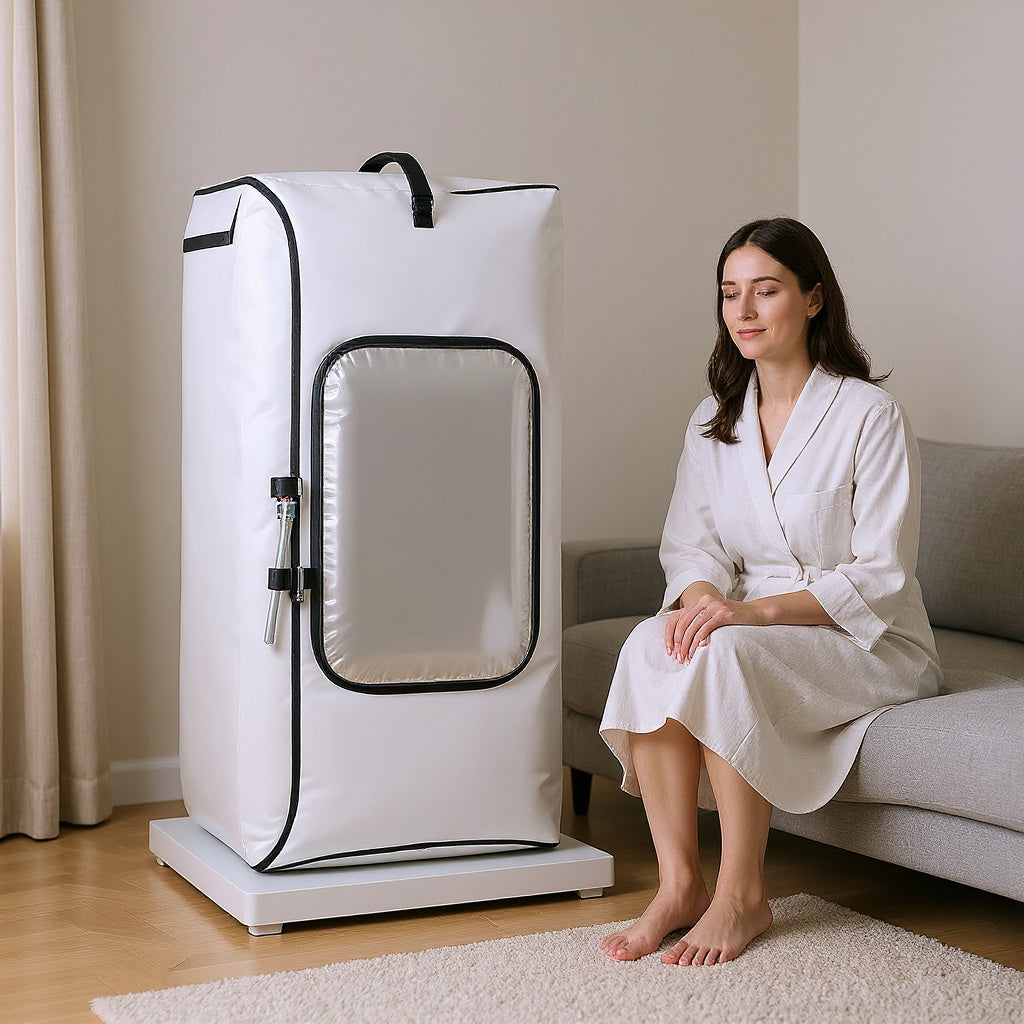 Durable Nylon Portable Hyperbaric Chamber – 72 x 36 x 36 in, Modern, Functional view 7
