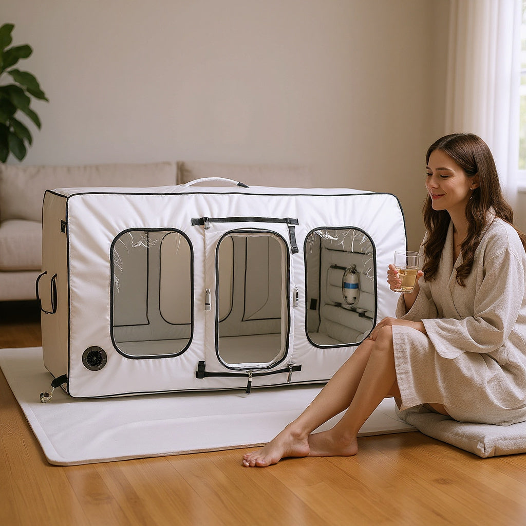 Nylon Portable Hyperbaric Chamber – 72 x 36 x 36 in, Lightweight, Modern view 7