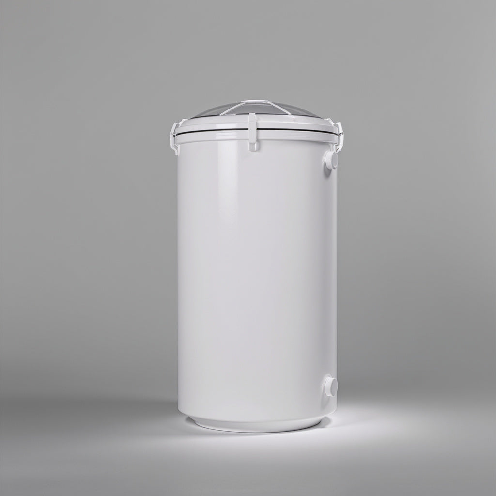 Polycarbonate Hyperbaric Chamber – 24 x 48 x 24 in, White, Compact