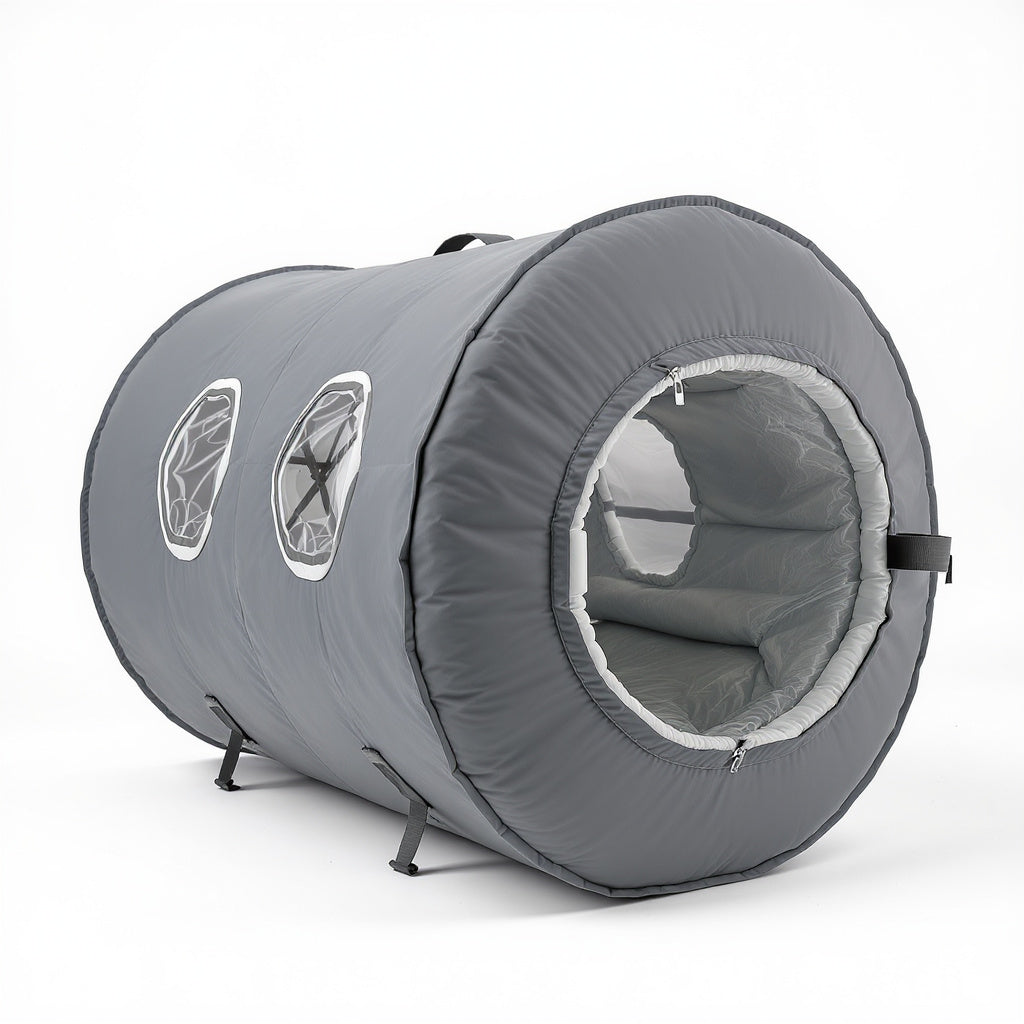 Soft Fabric Portable Hyperbaric Chamber – 30 x 30 x 76 in, Lightweight, Compact