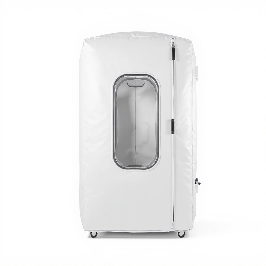 Nylon Hyperbaric Oxygen Therapy Chamber – 75 x 85 x 180 cm, White, Compact