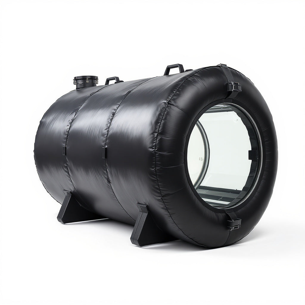 Nylon Hyperbaric Chamber – 36 x 36 x 80 in, Black, Portable