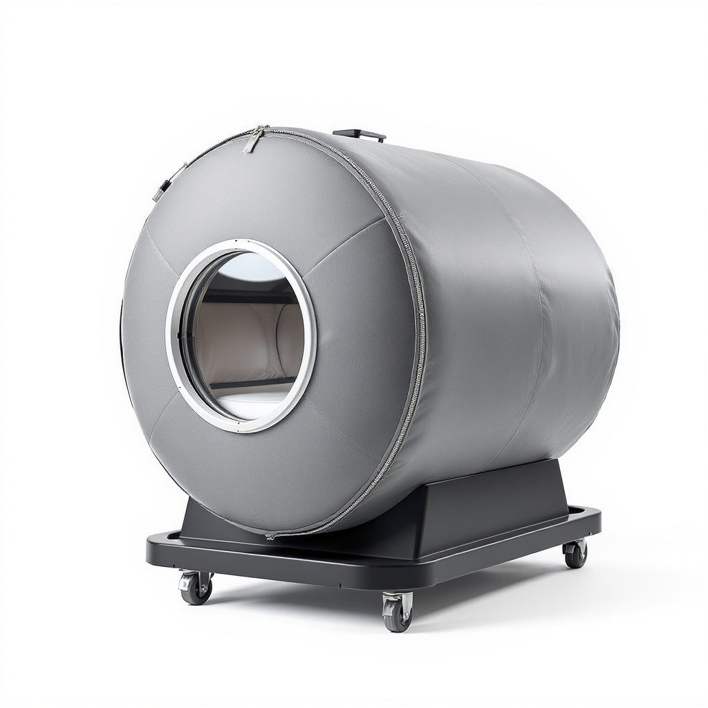 Nylon Portable Hyperbaric Chamber – 30 x 30 x 80 Inches, Gray, Compact