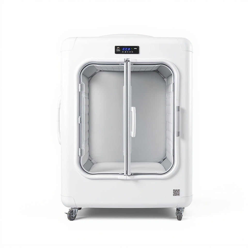 Medical-Grade Portable Hyperbaric Oxygen Chamber – 80 x 70 x 50 in, Compact, Modern