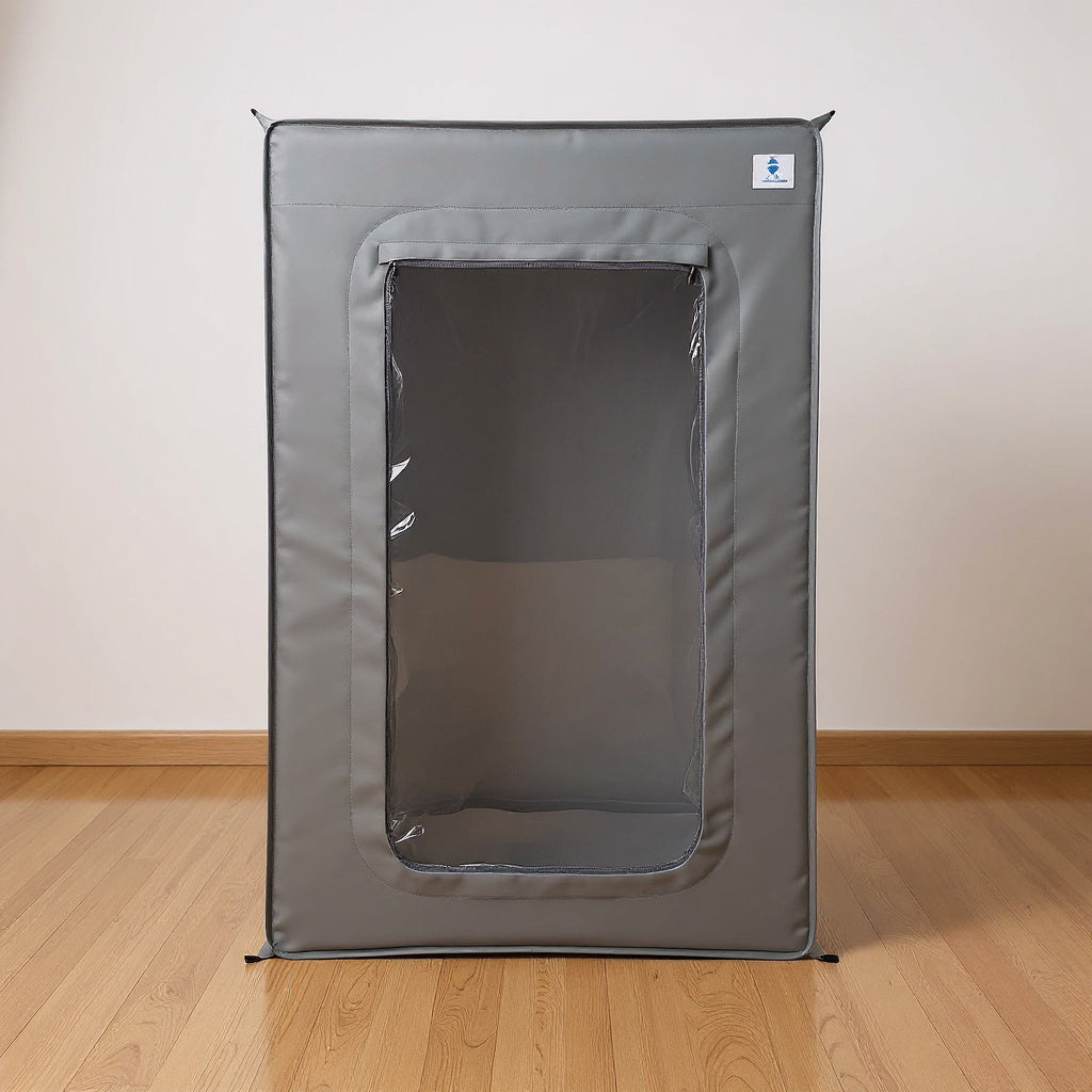 Nylon Portable Hyperbaric Chamber – 30 x 20 x 24 in, Gray, Modern view 3