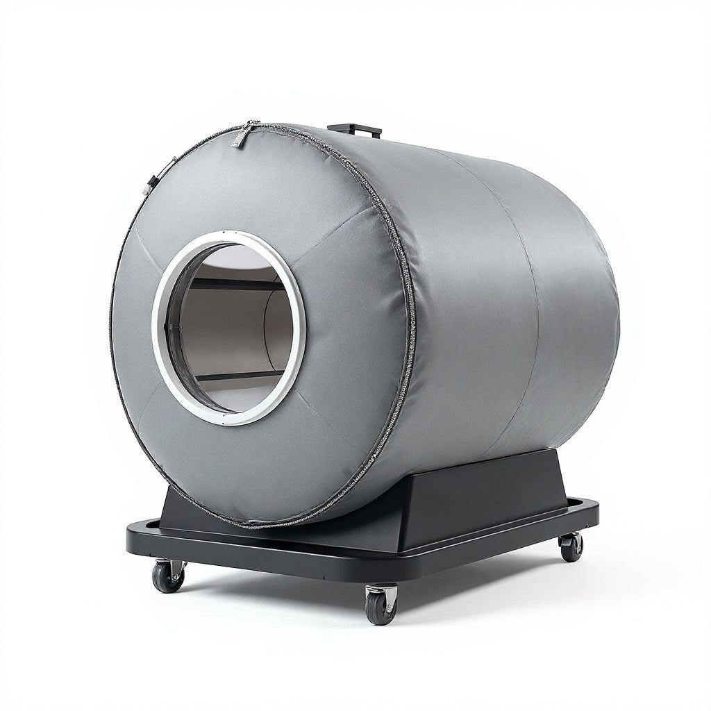 Nylon Portable Hyperbaric Chamber – 30 x 30 x 80 Inches, Gray, Compact view 3