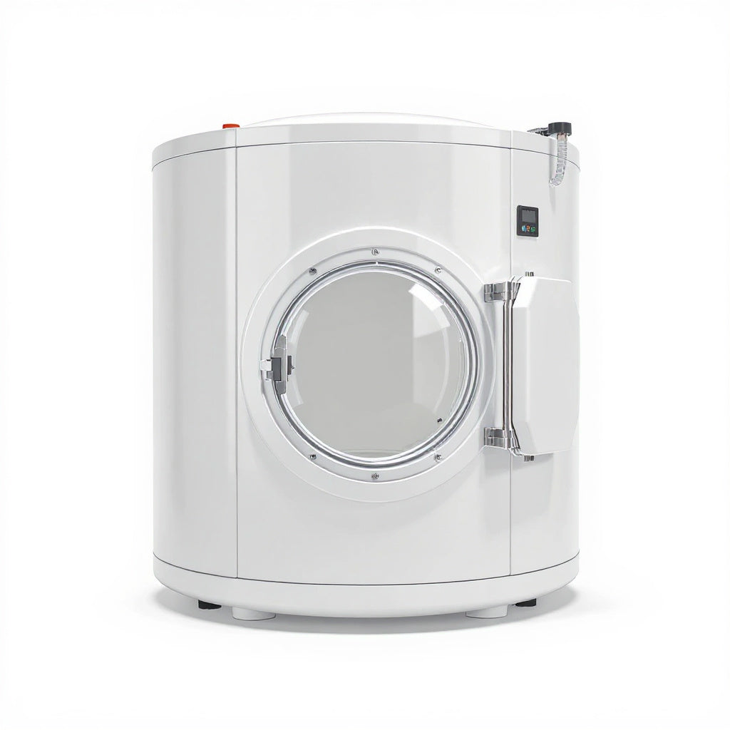 High-Density Polyethylene Portable Hyperbaric Chamber – 30 x 25 x 28 in, White, Modern view 3