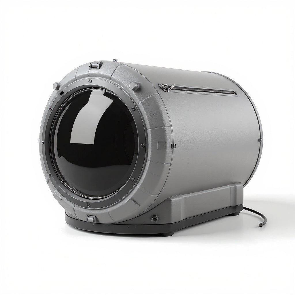 Durable Nylon Hyperbaric Chamber – Compact Size, 28 x 28 x 48 Inches, Gray view 3
