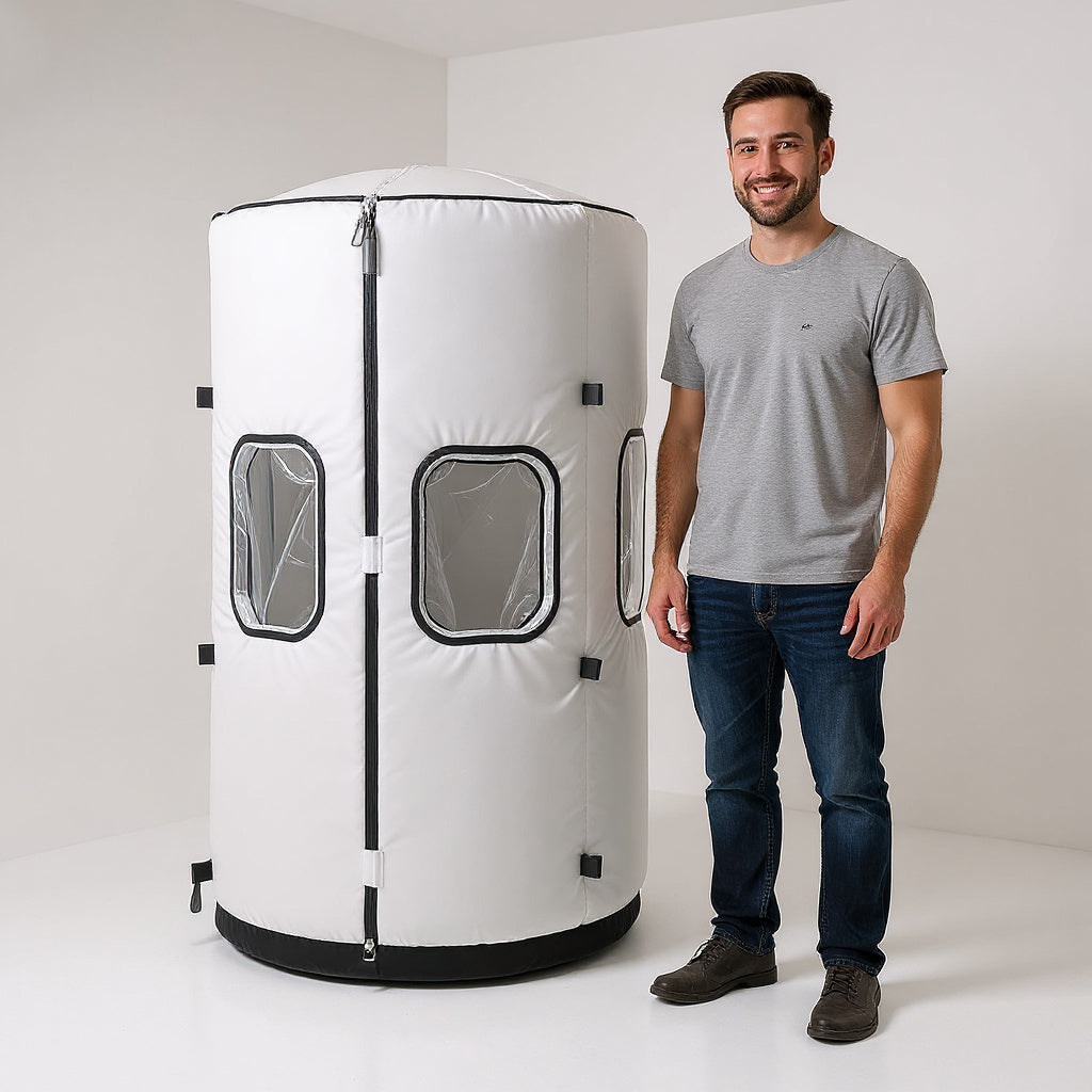 Soft Portable Hyperbaric Chamber – 30 x 65 x 95 Inches, Lightweight, Modern view 4